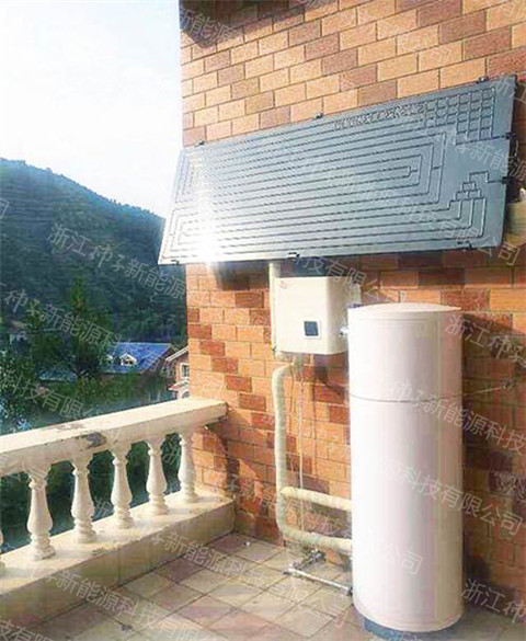 甘肅隆鑫山莊——太陽能異聚态家用熱水系統